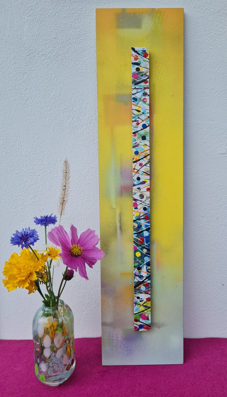 Impressions 30 2024 58x13,5 Acryl-Lack auf Holz € 180